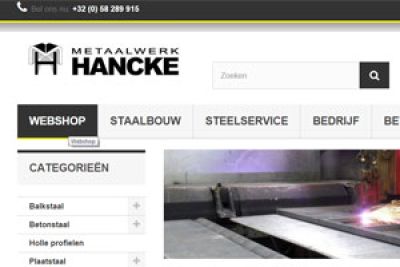 Metaalwerk Hancke lanceert webshop
