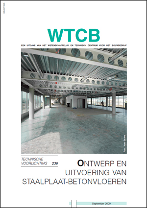 Ontwerp en uitvoering van staalplaat-betonvloeren - WTCB TV 236 