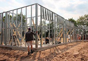 Staalframebouw van beSteel - beeld : beSteel