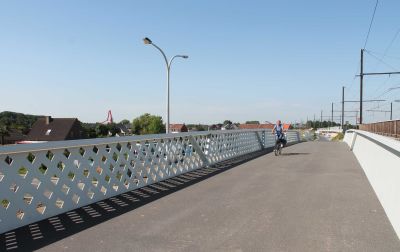 Jacques Roggefietsbrug in Deinze