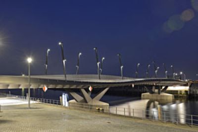 Baakenhafenbrug in Hamburg