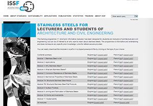 Lecture modules about stainless steel