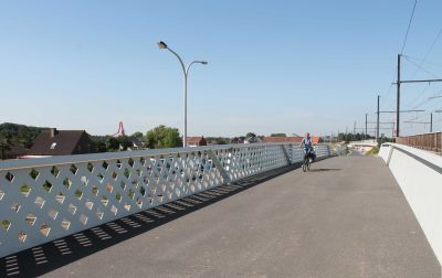 Jacques Roggefietsbrug in Deinze