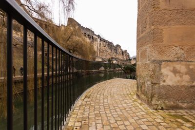 Escalier de secours et passage au parvis, Luxembourg